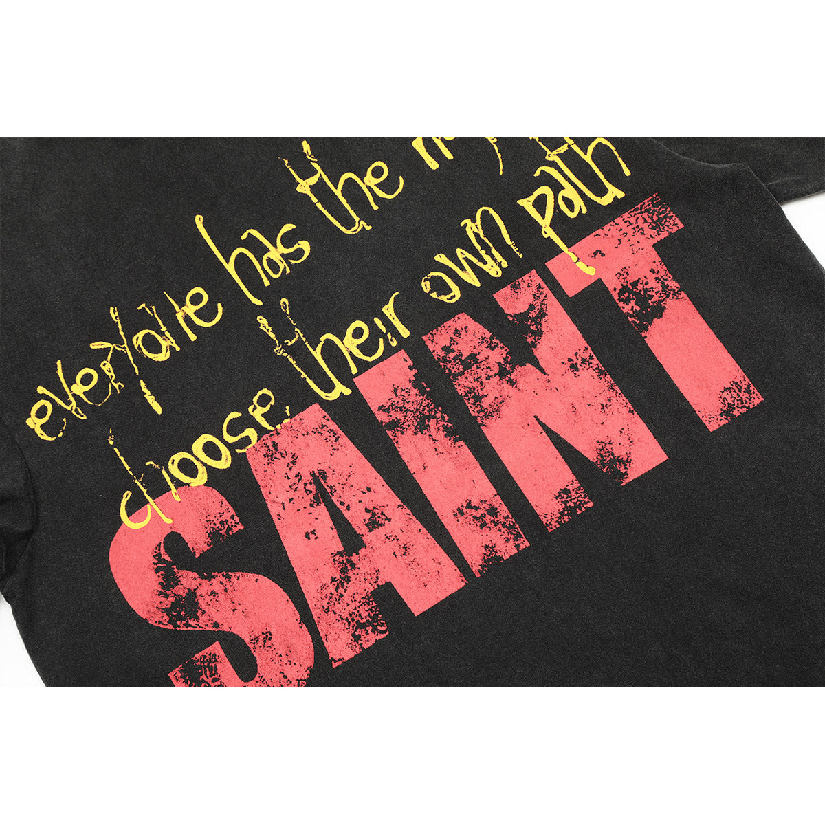 Unisex T-Shirts Saint Michael Casual Loose T-Shirt