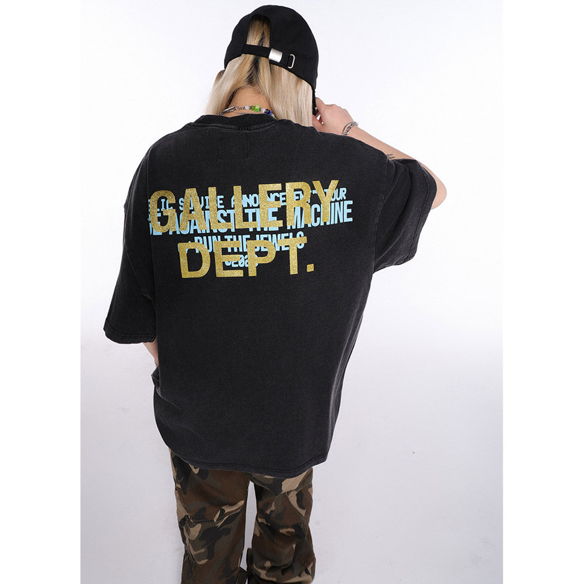 Unisex T-Shirts Vintage GALLERYDEPT Loose Fashion Tee