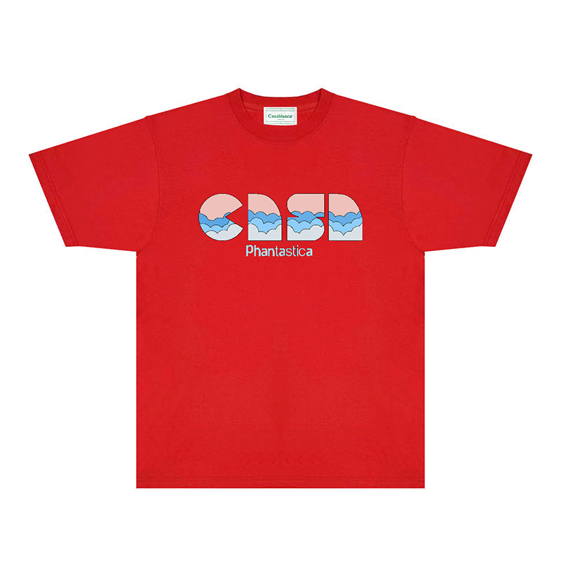 Casablanca T Shirts Fashion Print Street