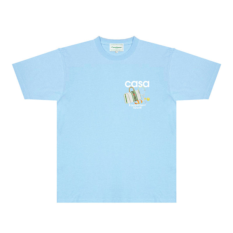 Casablanca T Shirts Fashion Print Street