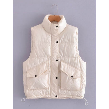 Women Cotton Coat Fashion Casual Versatile Vest