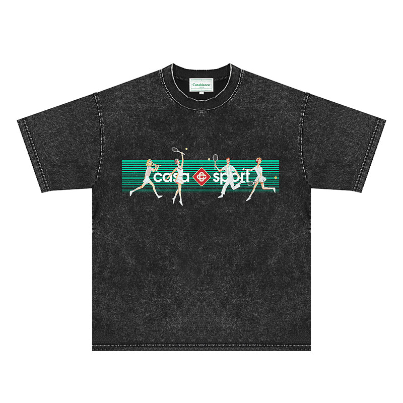 Casablanca Distressed T-Shirt