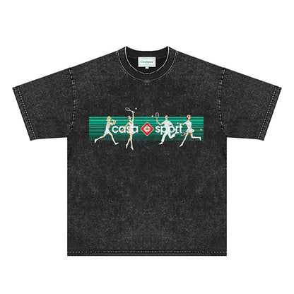Casablanca Distressed T-Shirt