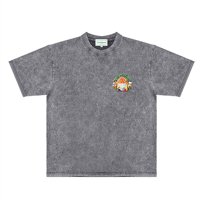 Casablanca Distressed T-Shirt