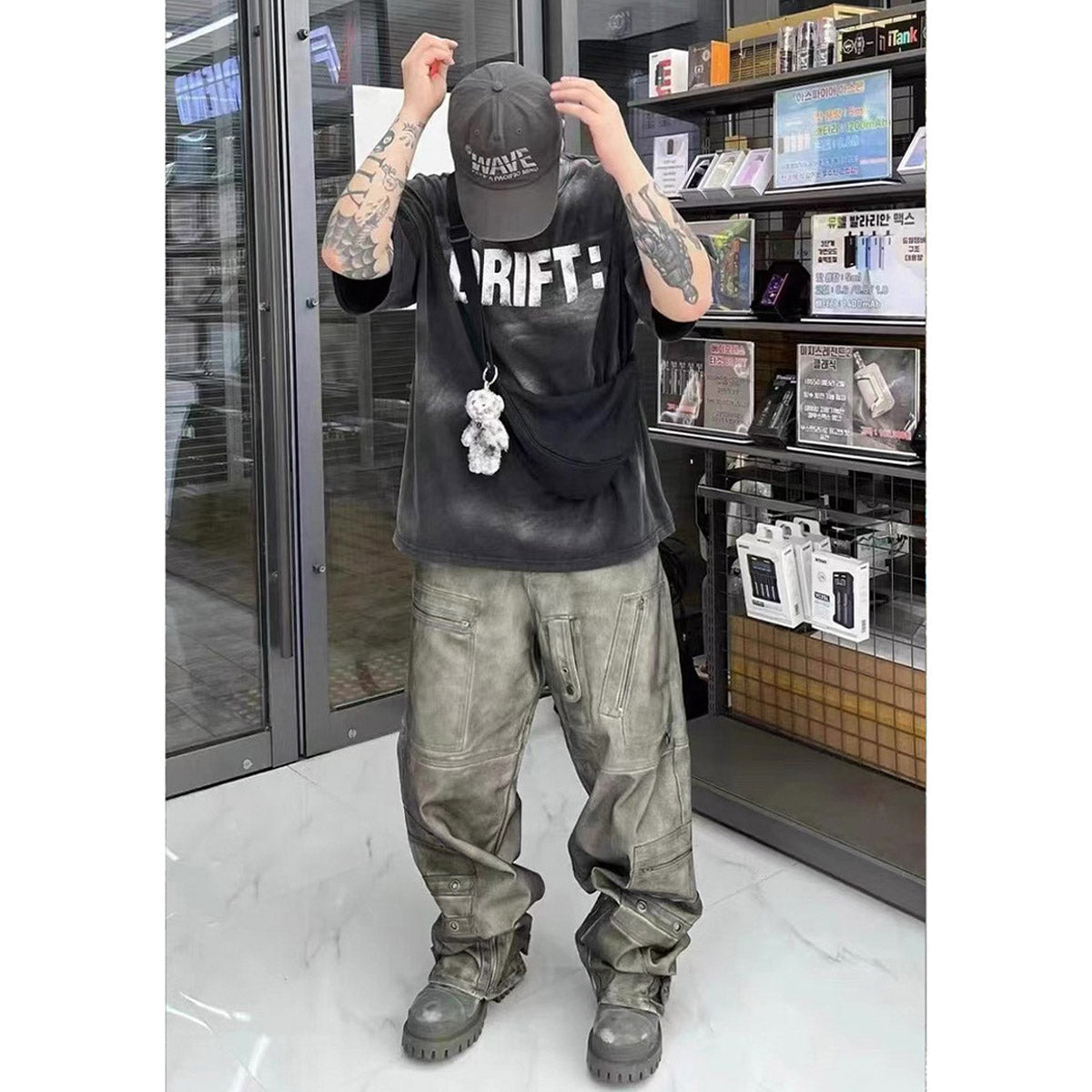 Unisex T-Shirts Far archive Distressed Loose Casual T-shirt