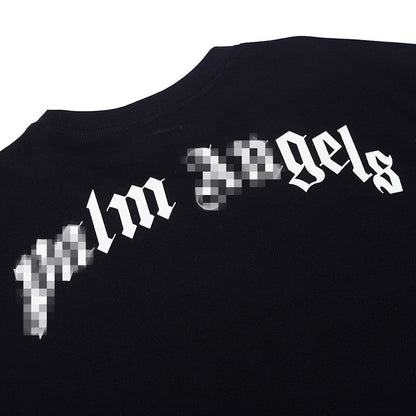 Palm Angels T Shirts Angel Broken Head Heart Printing Short Sleeve T-shirt Men's Loose