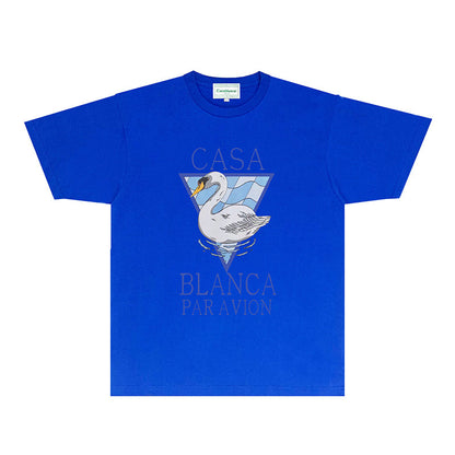 Casablanca T Shirts Fashion Print Street