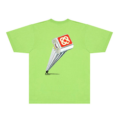 Casablanca T Shirts Fashion Print Street
