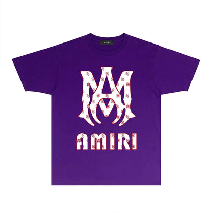 Amiri T Shirts Printed Trendy Pure Cotton