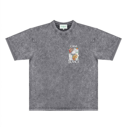 Casablanca Distressed T-Shirt