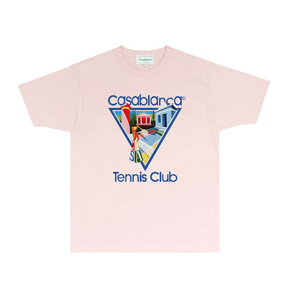 Casablanca T Shirts Fashion Print Street