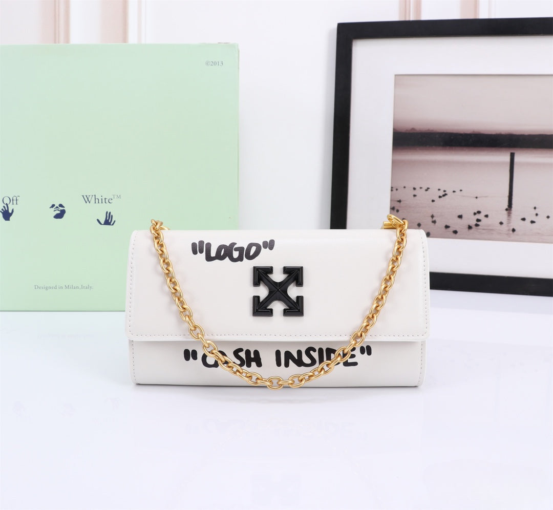 Off White Bag Casual Outdoor Convenient Tote Bag