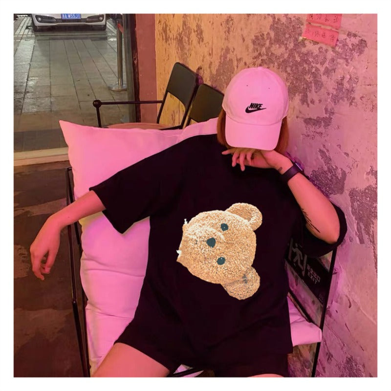 Palm Angle T Shirts Same Style Broken Bear Print
