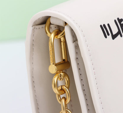 Off White Bag Casual Outdoor Convenient Tote Bag