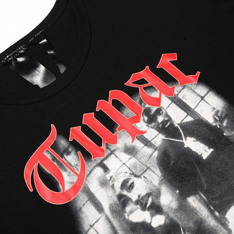 Vlone T Shirts V Printed Short Sleeve T-shirt Men and Women Loose High Street Half Sleeve