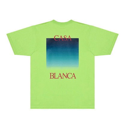 Casablanca T Shirts Fashion Print Street