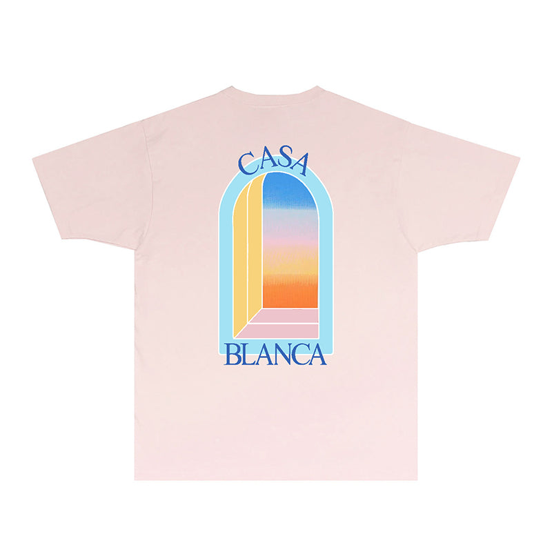 Casablanca T Shirts Fashion Print Street