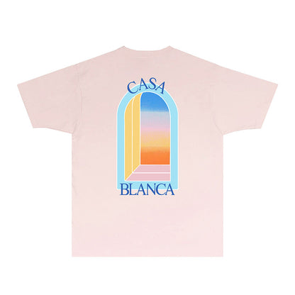Casablanca T Shirts Fashion Print Street