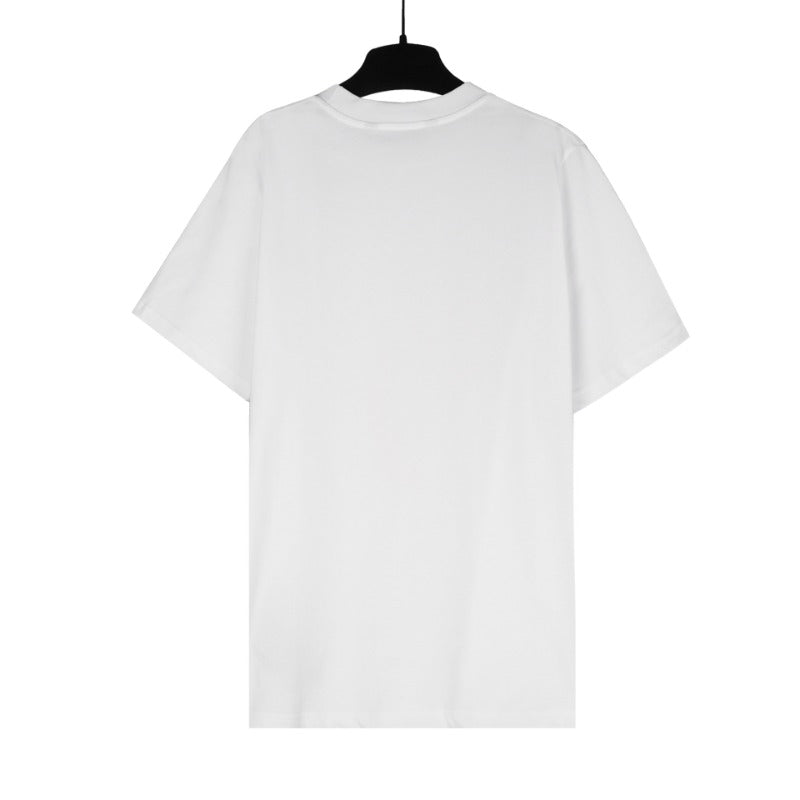 Palm Angle T Shirts Palm Pattern Color Gradient Painting