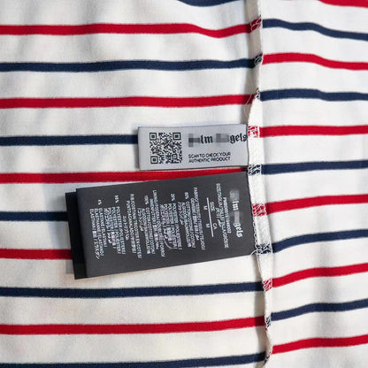 Palm Angels T Shirts Letter Stripes Short Sleeve T-shirt Male Half Sleeve