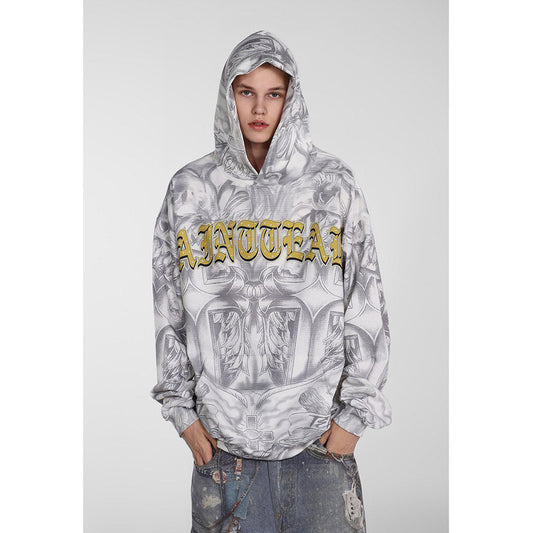 Unisex Hoodies Saint Michael Trendy Loose Hoodie