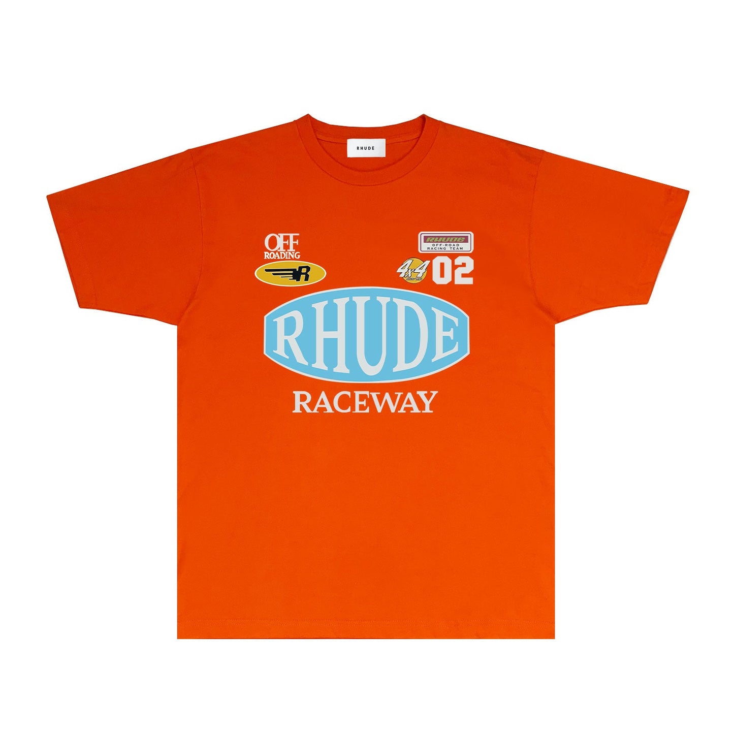 Rhude T Shirts Printed Trendy Pure Cotton