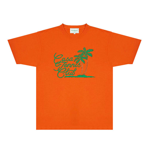 Casablanca T Shirts Fashion Print Street