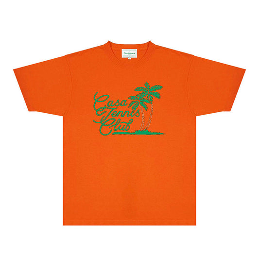 Casablanca T Shirts Fashion Print Street