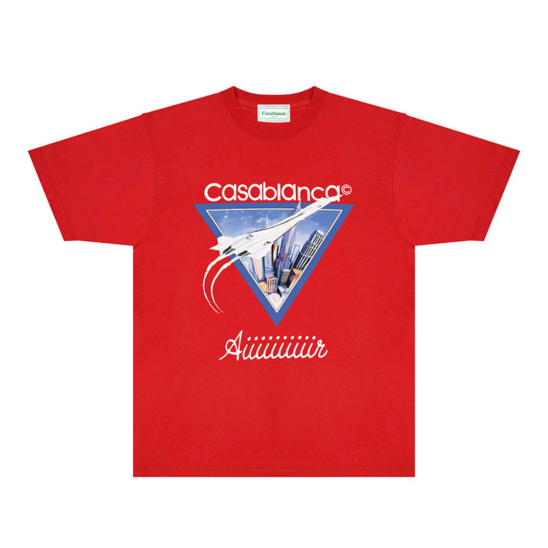 Casablanca T Shirts Fashion Print Street