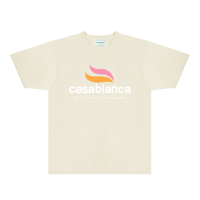 Casablanca T Shirts Fashion Print Street