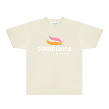 Casablanca T Shirts Fashion Print Street