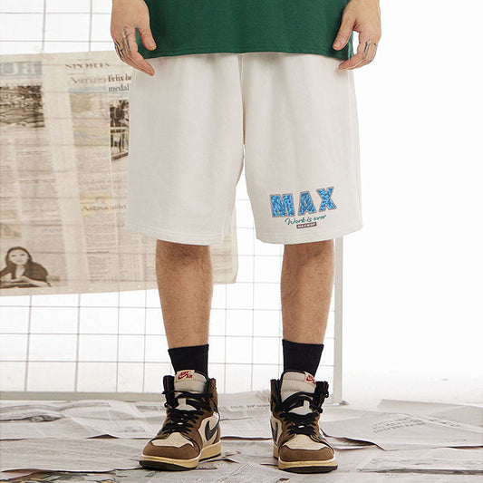 Men Shorts Summer Exercise Shorts Men's and Women's Loose Casual Couple Basketball Shorts