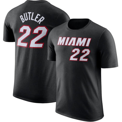 NBA T-Shirts NBA Jersey T-Shirt Heat Wade Butler Basketball Jacket Short Sleeve