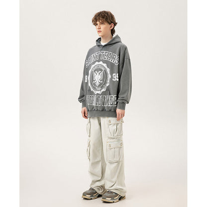 Unisex Hoodies Saint Michael Old Loose Sweater