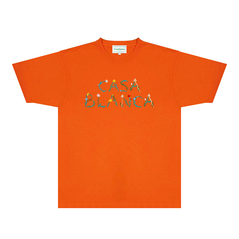 Casablanca T Shirts Fashion Print Street