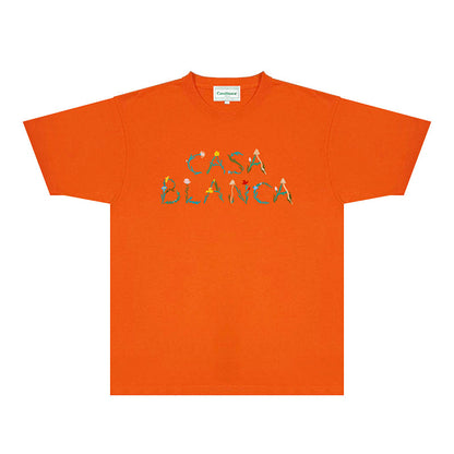Casablanca T Shirts Fashion Print Street