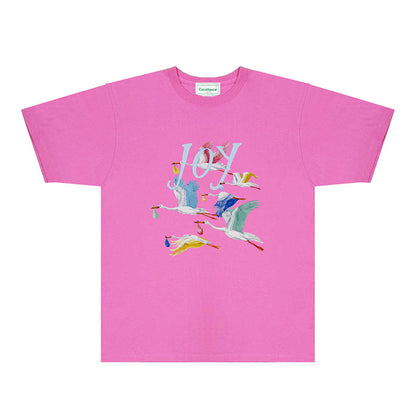 Casablanca T Shirts Fashion Print Street