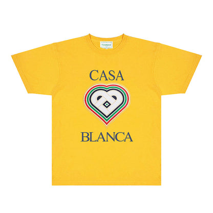 Casablanca T Shirts Fashion Print Street