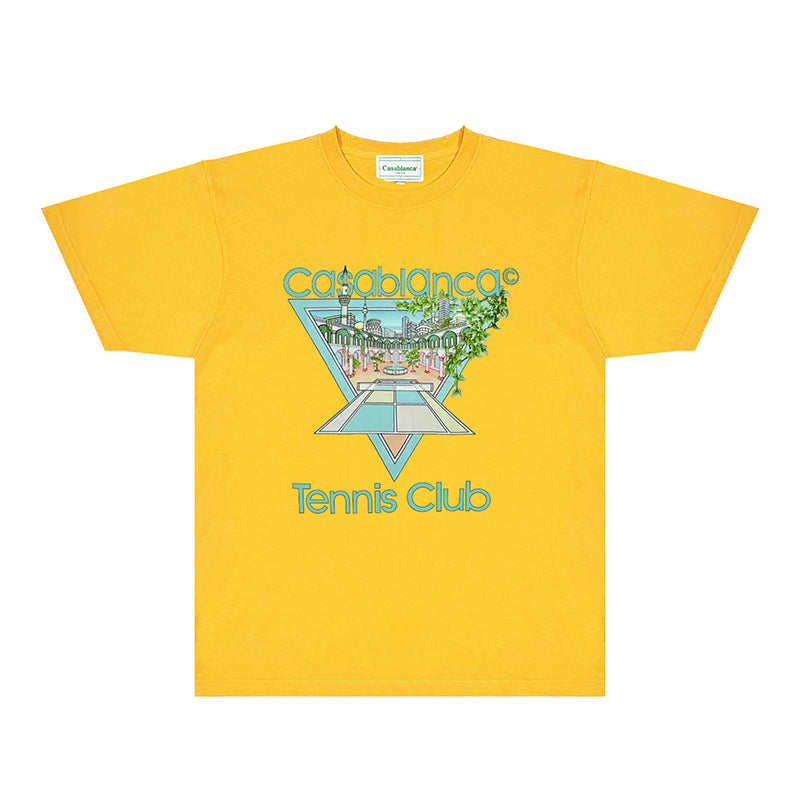 Casablanca T Shirts Fashion Print Street