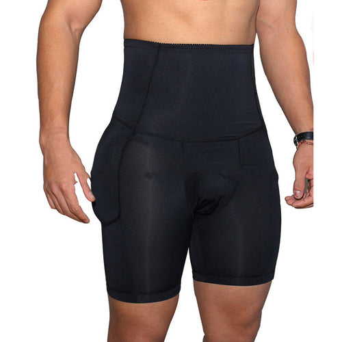 Men's Back Hip Design Belly Contracting Boxer Shorts