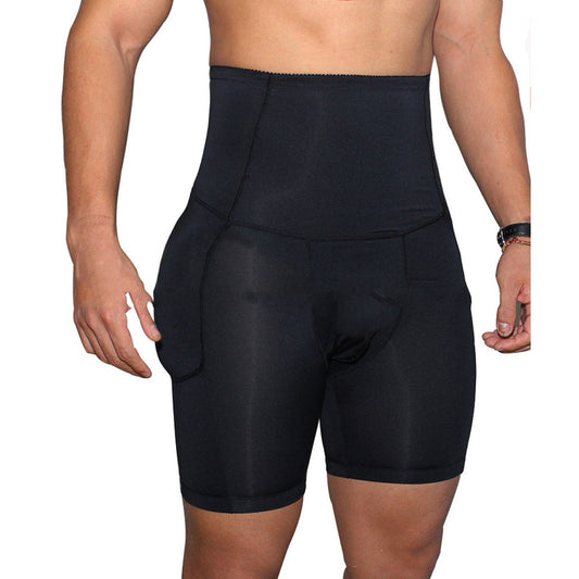 Men's Back Hip Design Belly Contracting Boxer Shorts