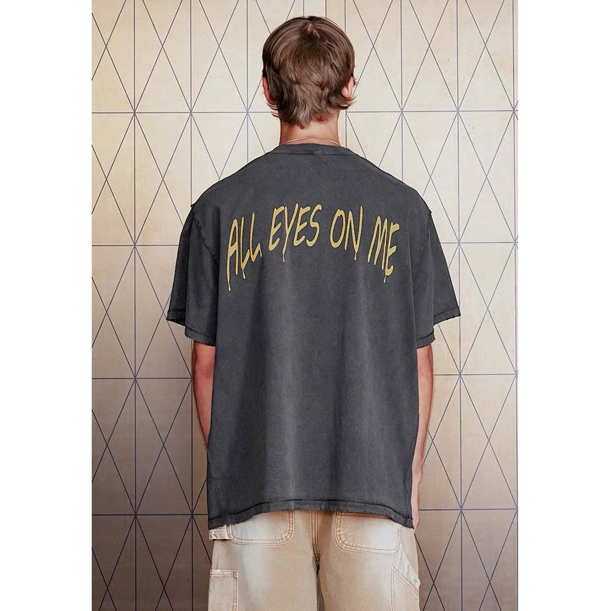 Unisex T-Shirts Vintage Loose High Street T-Shirts