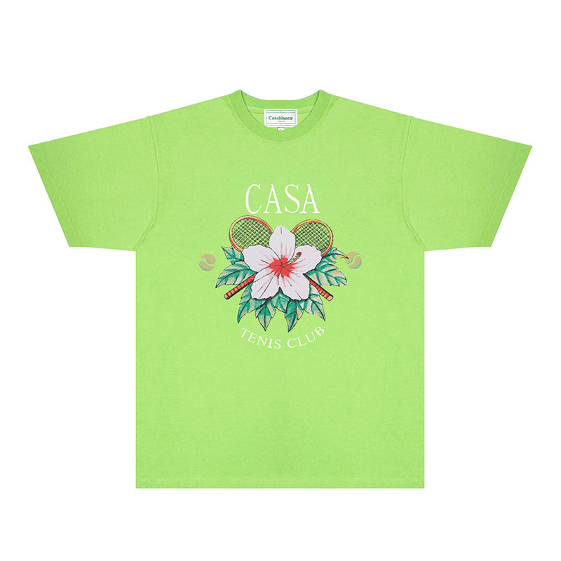 Casablanca T Shirts Fashion Print Street