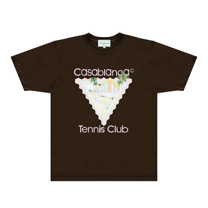 Casablanca T Shirts Fashion Print Street