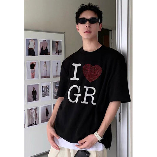 Unisex T-Shirts GRAILZ Brick Stone Loose Summer T-Shirt