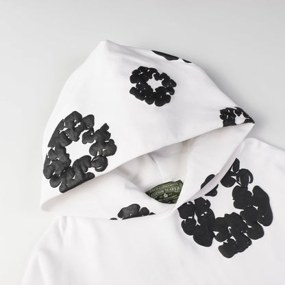 Denim Tears Cotton Wreath White Hoodie