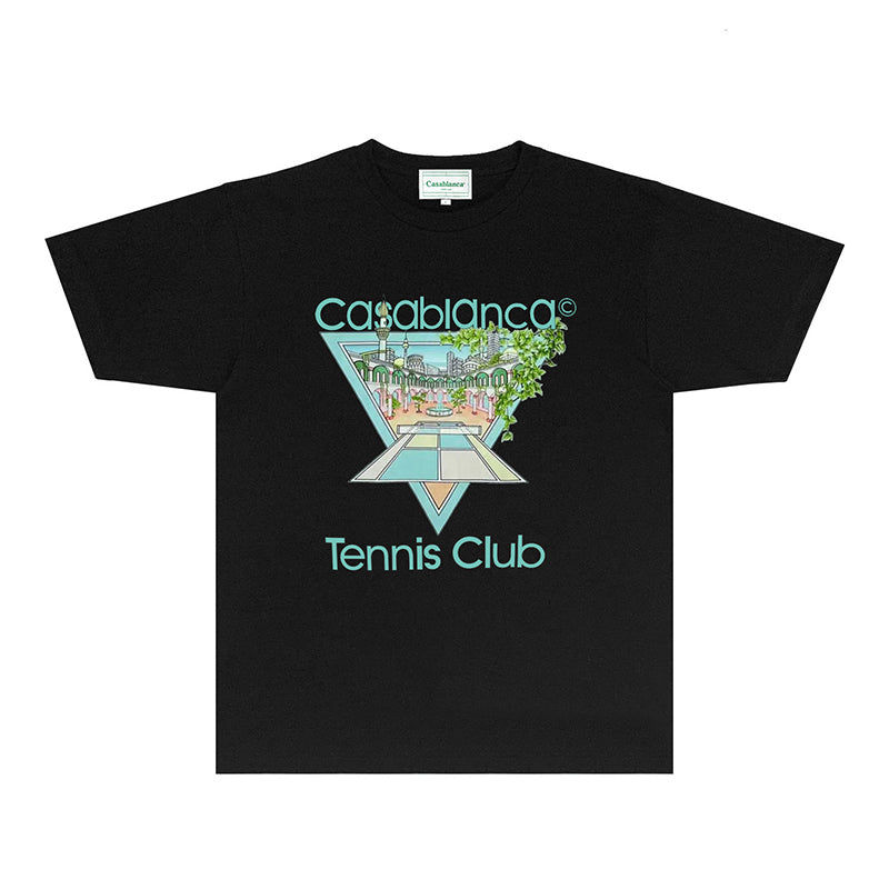 Casablanca T Shirts Fashion Print Street
