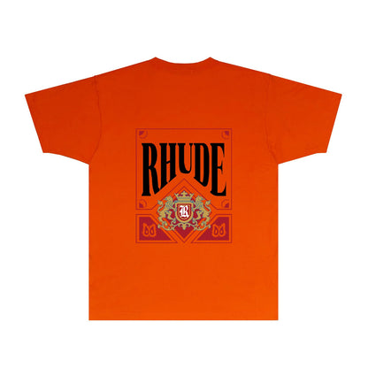 Rhude T Shirts Printed Trendy Pure Cotton