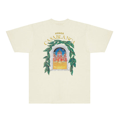 Casablanca T Shirts Fashion Print Street