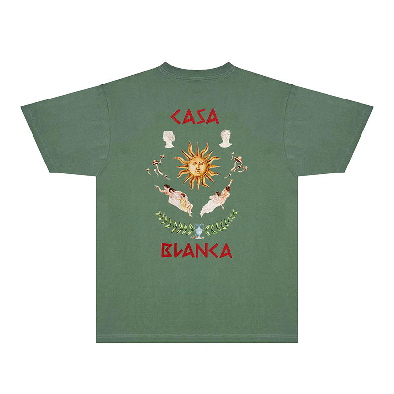 Casablanca T Shirts Fashion Print Street